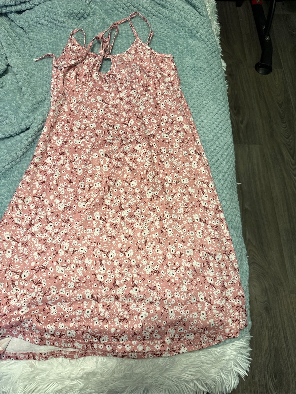 Pink Floral Slip Dress
